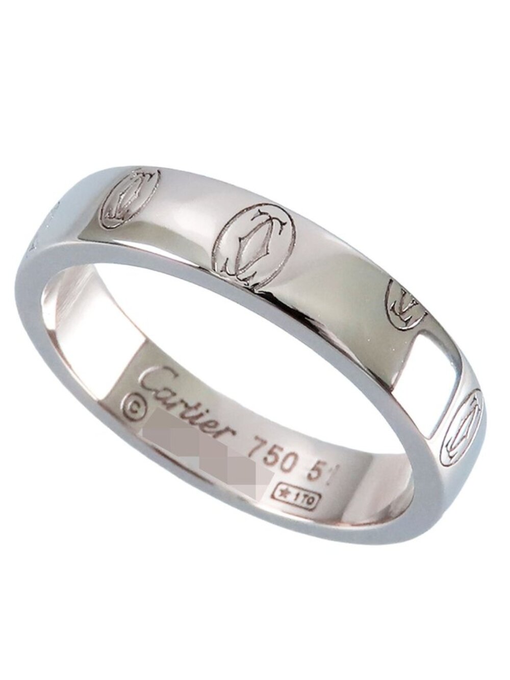 Cartier Happy Birthday Ring White Gold 18k 2C Logo